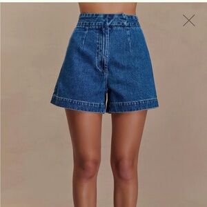 MESHKI Abel Denim Shorts